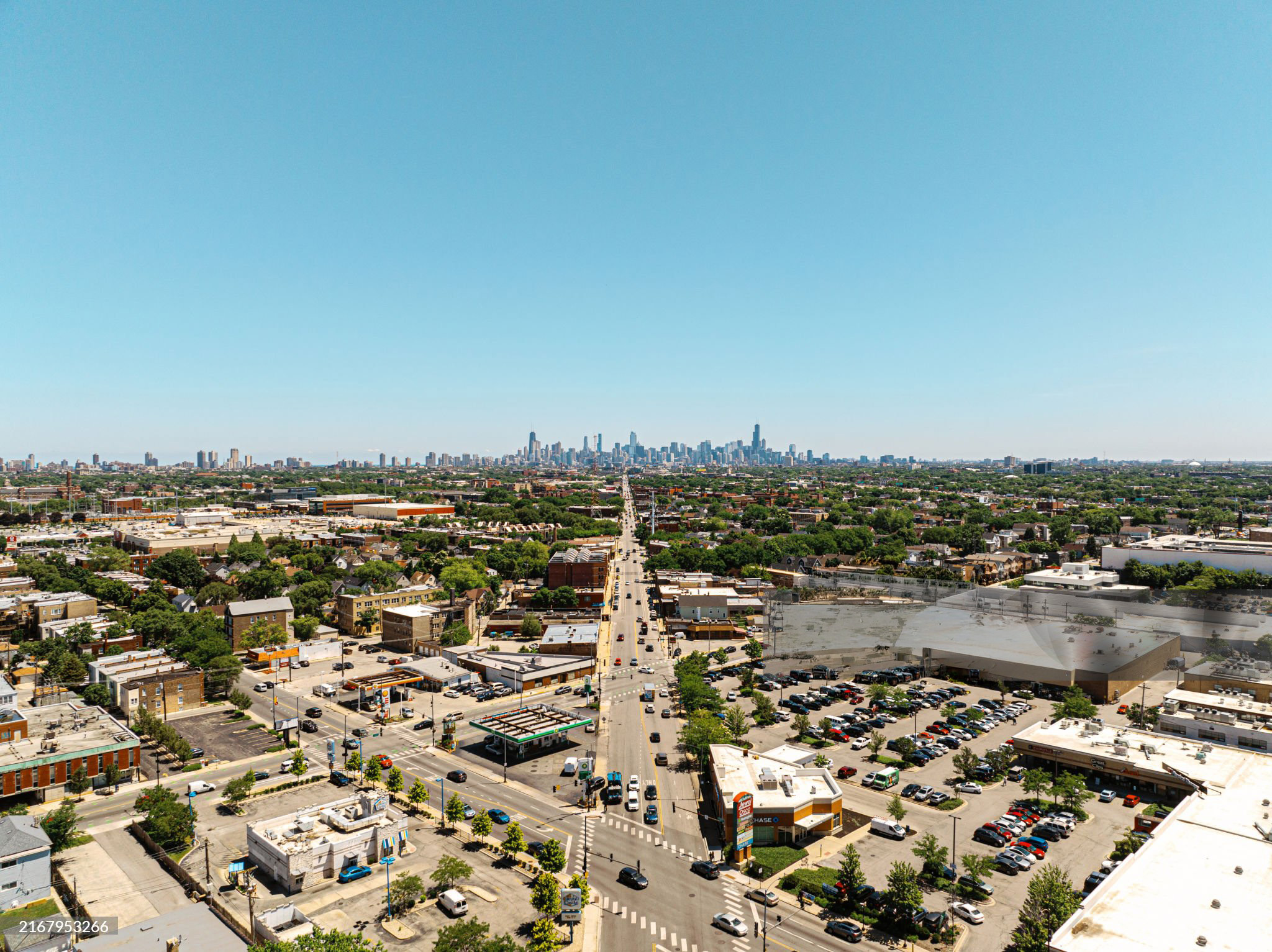 Avondale seen from above
